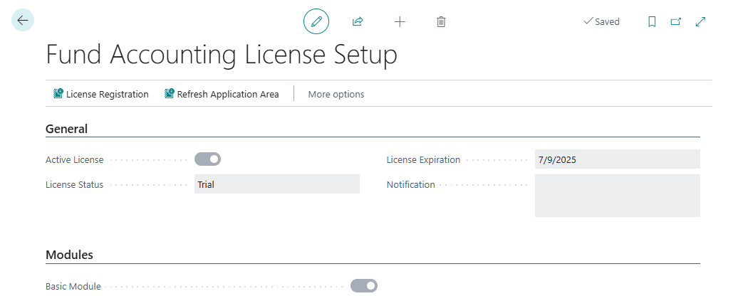 Fund Accounting Installation